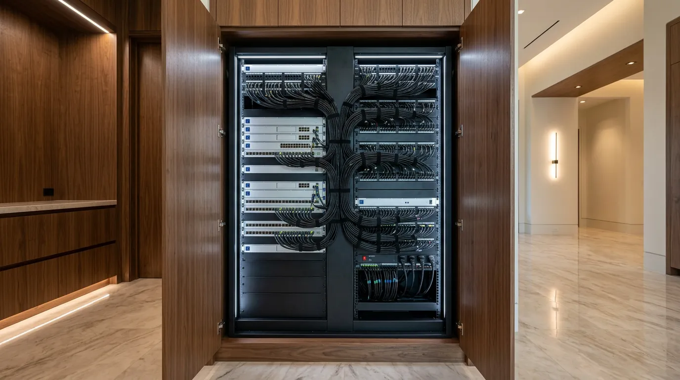 Cabling & Infrastructure — luxury estate technology by Peters Audio Video in Charlotte, NC