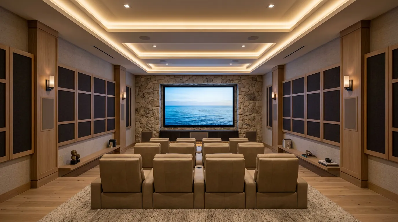 Home Theater Systems — luxury estate technology by Peters Audio Video in Charlotte, NC